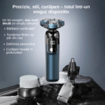 Aparat de ras profesional albastru pentru barbati - imagine 4