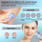 Aparat de ras electric Albastru pentru femei 2 in 1 - imagine 8