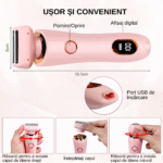 Aparat de ras electric Roz pentru femei 2 in 1 - imagine 8