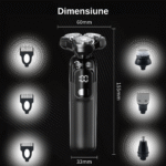 Aparat de ras profesional negru pentru barbati - imagine 9