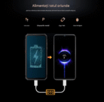 Telefon OUKITEL WP21, Android 12, 17GB RAM, Procesor Octa-Core, 256GB ROM, Cameră frontal 20 MP/Camera principala 64MP (Night Vision), Baterie 9800mAh, Încărcare rapida 66W, Ecran 6.78” FHD 120Hz, NFC, Dual SIM 4G, Negru, A ATAB - imagine 4